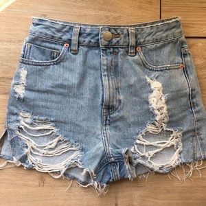 ASOS denim shorts